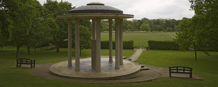 View from ABA Memorial across the meades