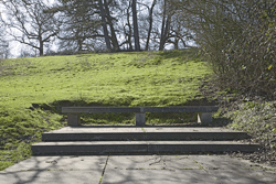 One of the two Seats of Contemplation J|FK Memorial